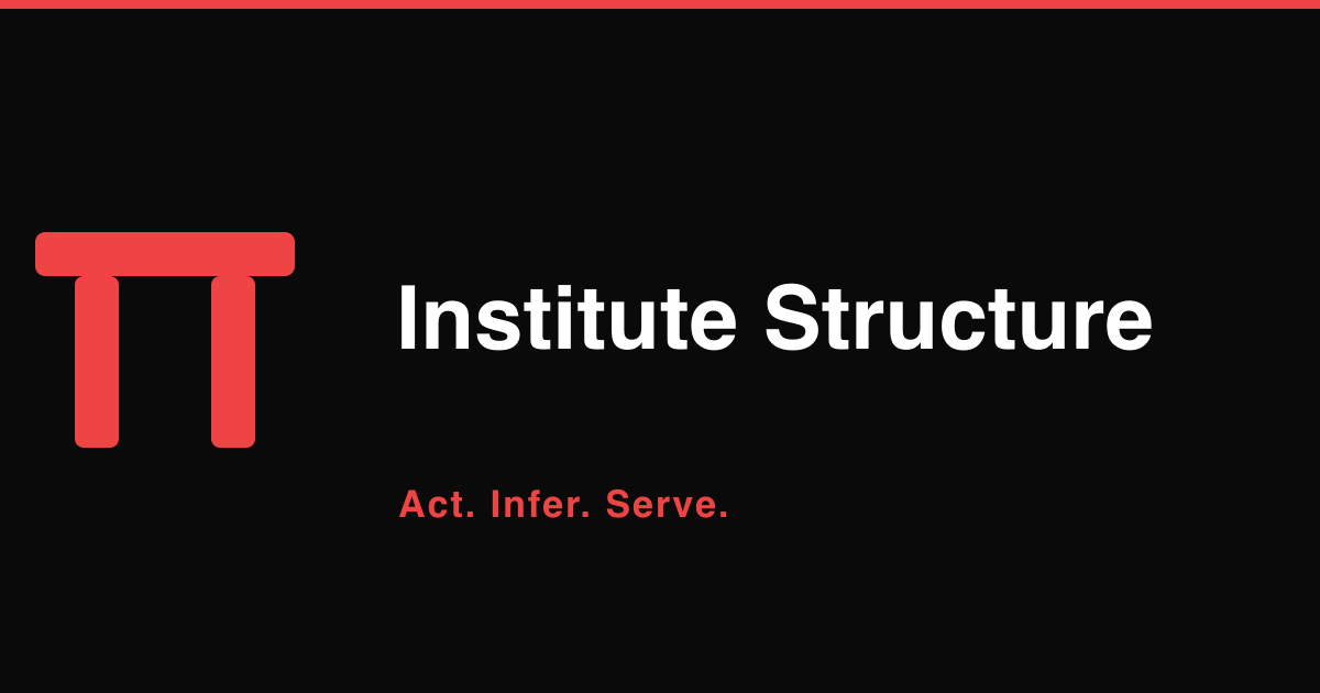Insti Structure Institute Structure | Active Inference Institute